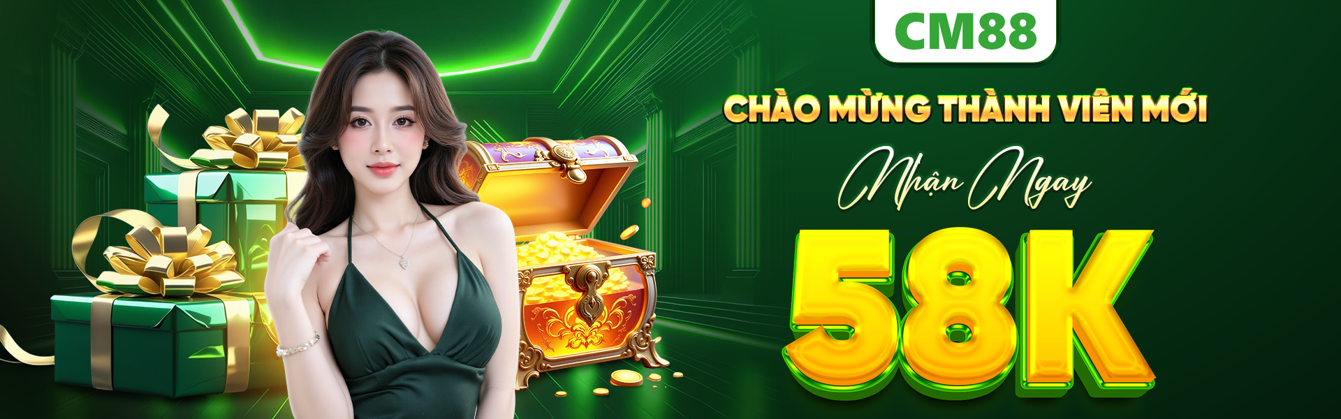 CM88 chào mừng thành viên mới nhận ngay 58k